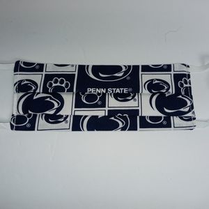 Penn State pleated face mask w/ e…